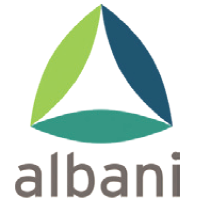 Albani logo company profile design