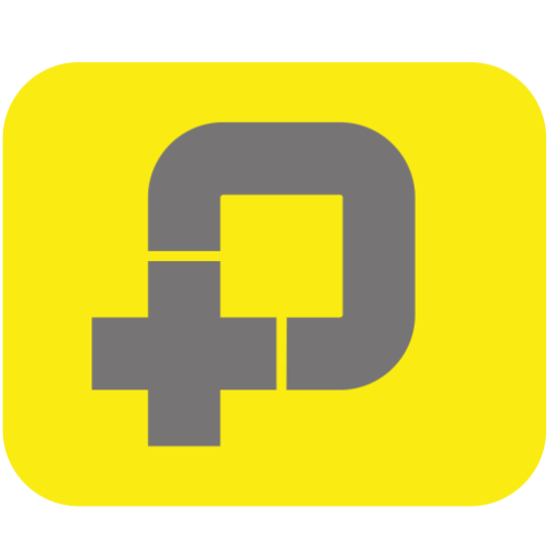 Stay Positive icon, symbolizing a marketing agency for advertising, branding, and multimedia innovation.